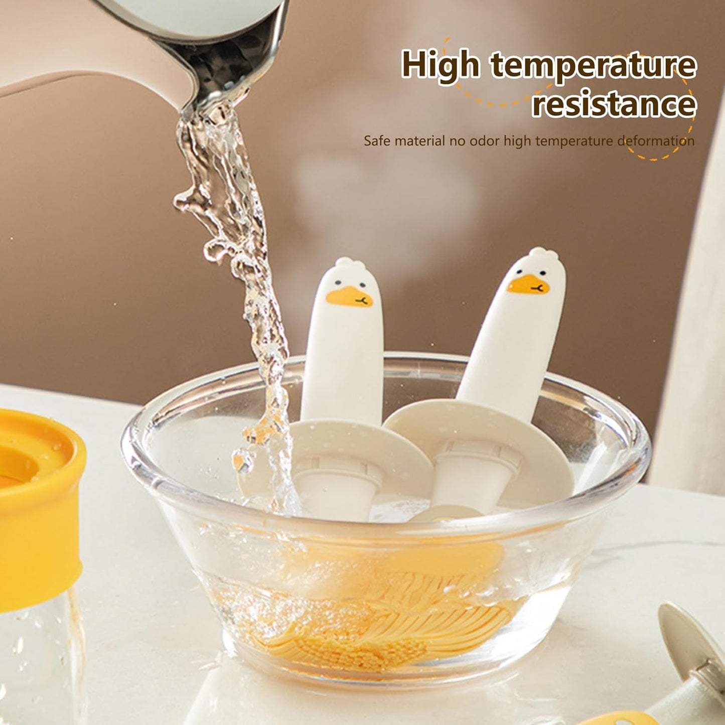 Glass Oil Dispenser Bottle with Silicone Brush – BBQ, Air Fryer, Baking ( Multicolor )