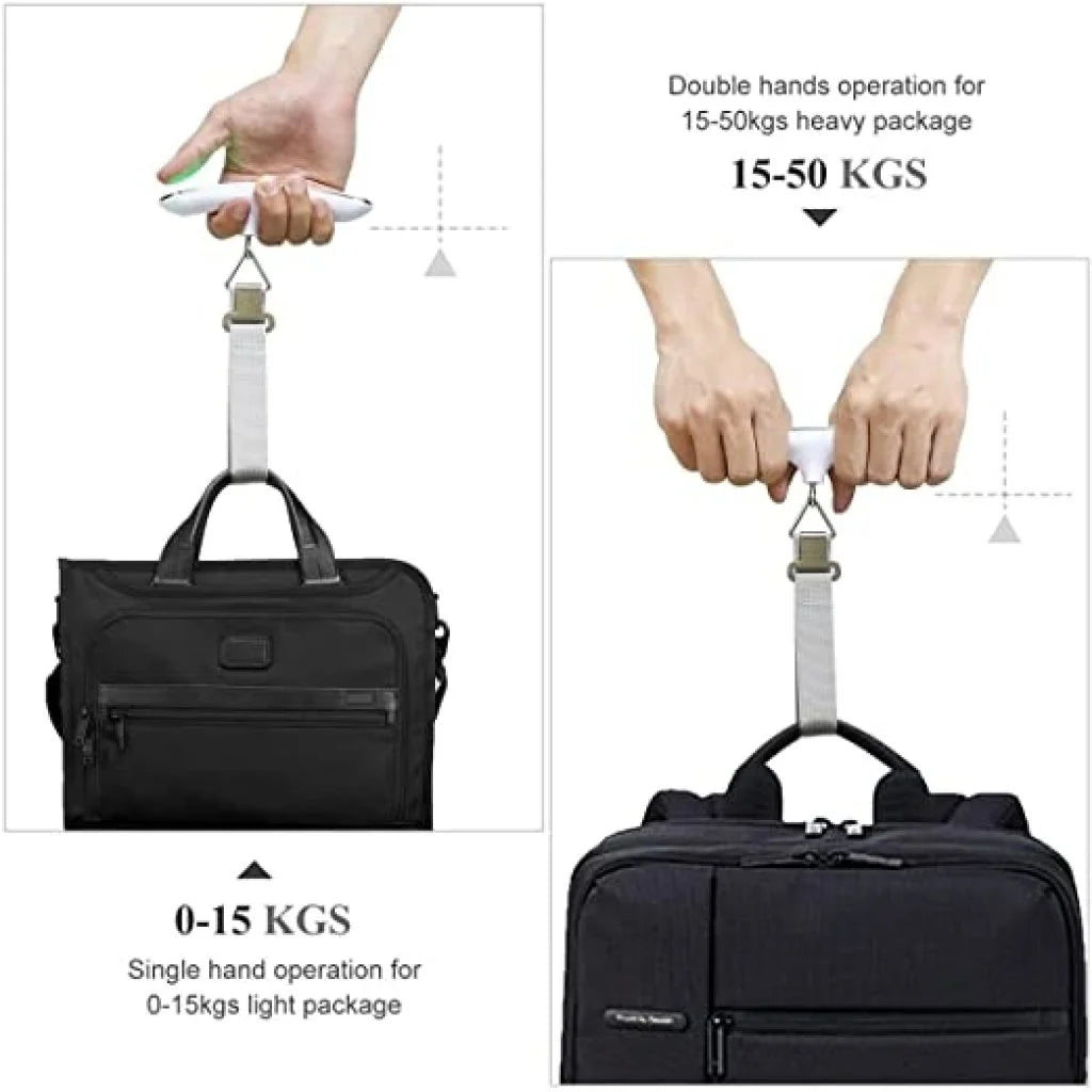 Digital Luggage Weight Scale 50kg – Portable Handheld Scale with LCD Display
