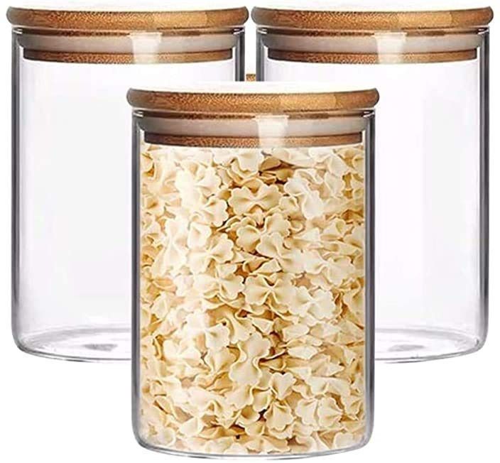 Glass Storage Jar – 220ml ( Pack of 3 )