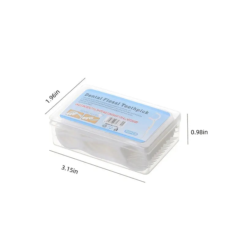 Toothpick Dental Floss | 2-in-1 Flosser & Toothpick