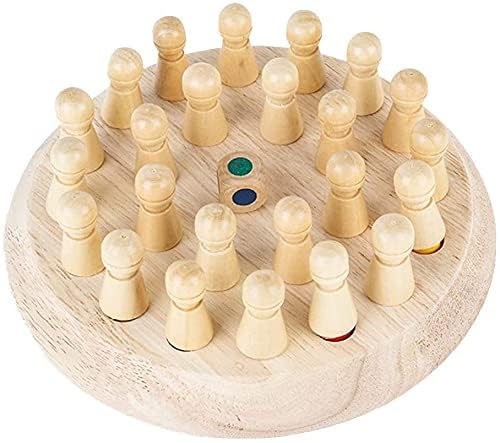 Wooden Memory Match Stick Chess Game | Educational Brain Training Toy for Kids & Family