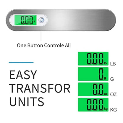 Digital Luggage Weight Scale 50kg – Portable Handheld Scale with LCD Display