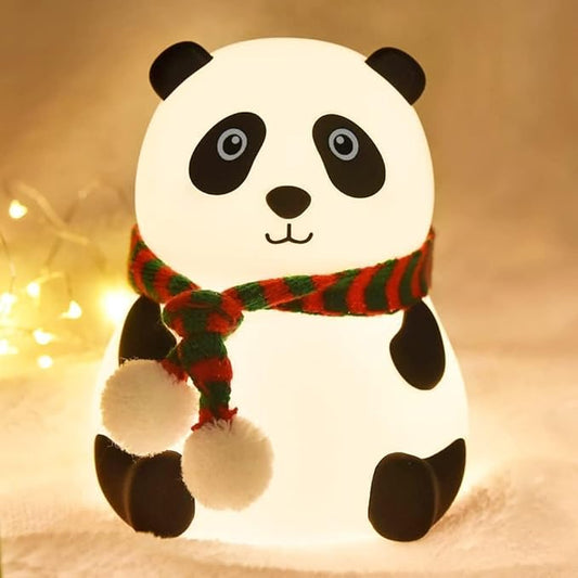Cute Panda Touch LED Lamp – 7 Colors Night Light