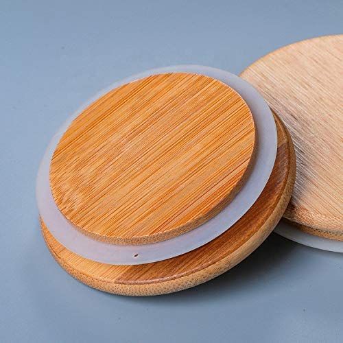 500ml Glass Jar with Wooden Lid – Set of 2 | Airtight Food Storage