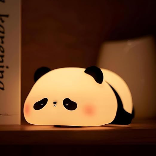 Sleeping Panda Night Light – Rechargeable LED Lamp with Touch & Clap Control