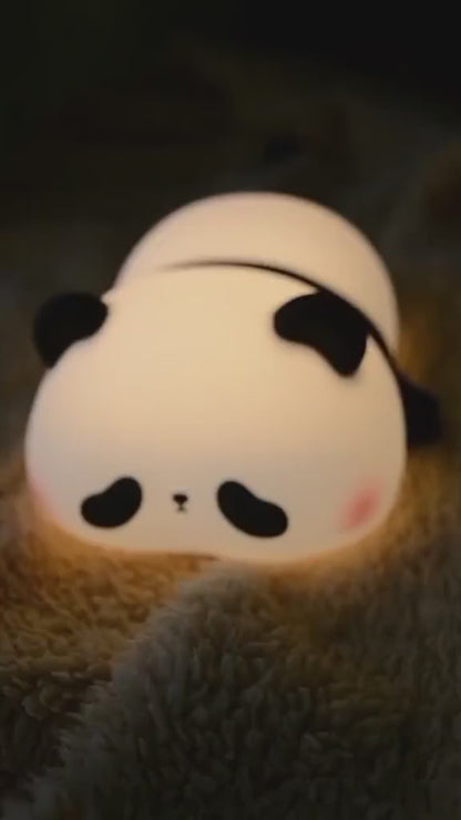 Sleeping Panda Night Light – Rechargeable LED Lamp with Touch & Clap Control